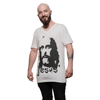 Jesus - 3200 Next Level Apparel Men's Cotton V-Neck T-Shirt (Bald Male Model 3/4 View)