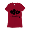 Lock & Key Chastity - 6004 Bella+Canvas Women's The Favorite Red Tee