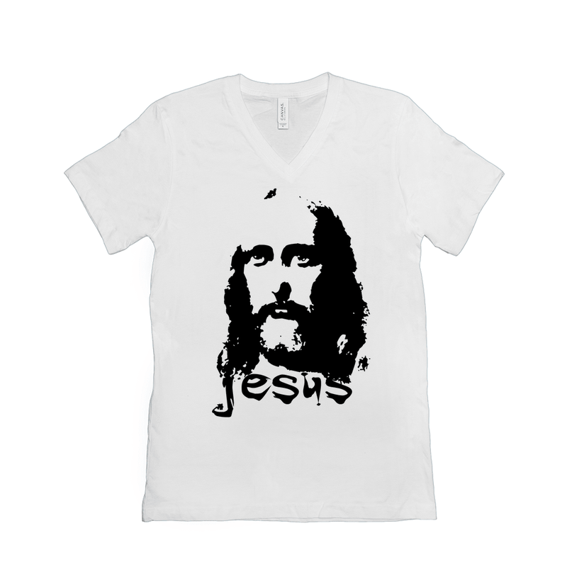 Jesus - Bella+Canvas 3005 Unisex Jersey Short Sleeve V-Neck Tee