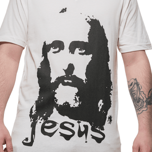 Jesus - 3200 Next Level Apparel Men's Cotton V-Neck T-Shirt