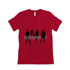 Respect Women - Bella+Canvas 3005 Unisex Jersey Short Sleeve V-Neck Tee Red