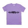 Winged Faith - Bella + Canvas 3413C Unisex Tri-Blend Crew Neck Tee Purple Tri-Blend