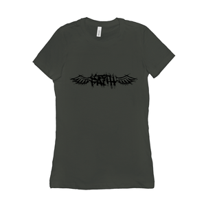 Winged Faith - 6004 Bella+Canvas Women's The Favorite Tee Army