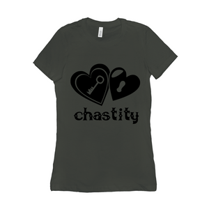 Lock & Key Chastity - 6004 Bella+Canvas Women's The Favorite Army Tee