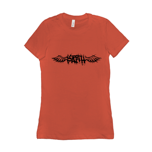 Winged Faith - 6004 Bella+Canvas Women's The Favorite Tee Coral