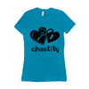 Lock & Key Chastity - 6004 Bella+Canvas Women's The Favorite Turquoise Tee