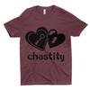 Lock & Key Chastity - 3600 Next Level Apparel Unisex Cotton Crew Maroon T-Shirt