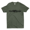 Winged Faith - 3600 Next Level Apparel Unisex Cotton Crew T-Shirt Military Green