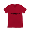 Winged Faith - Bella+Canvas 3005 Unisex Jersey Short Sleeve V-Neck Tee Red
